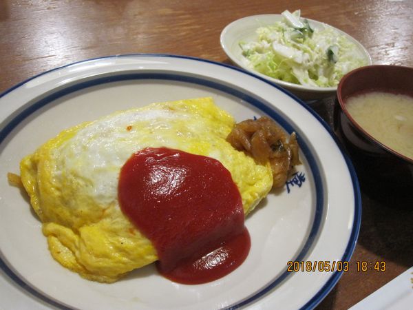 丸久食堂　オムライス