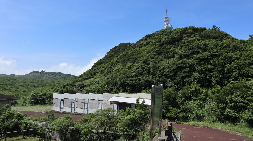 三原山　遊歩道入口