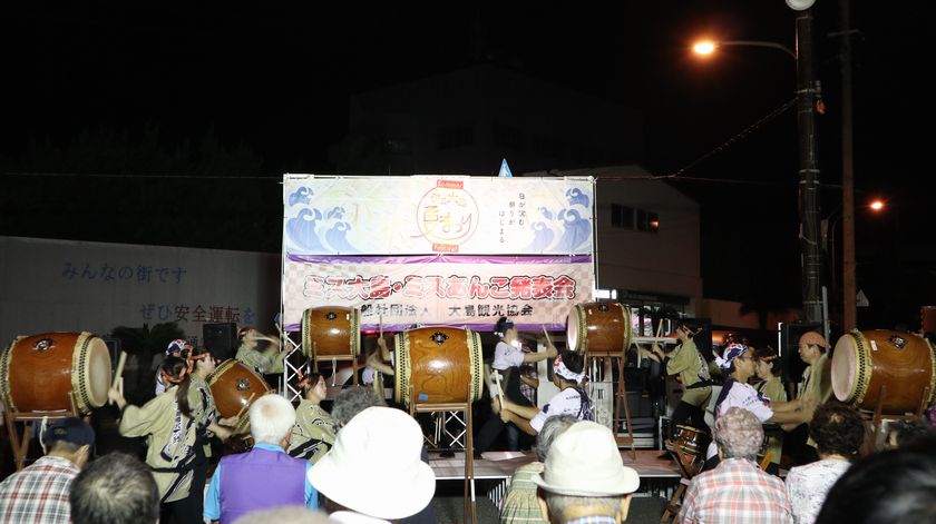 大島夏まつり＆花火大会　太鼓