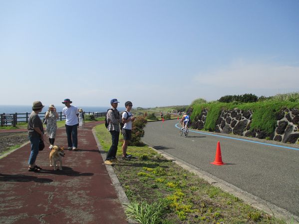 トライアスロン大会　バイク