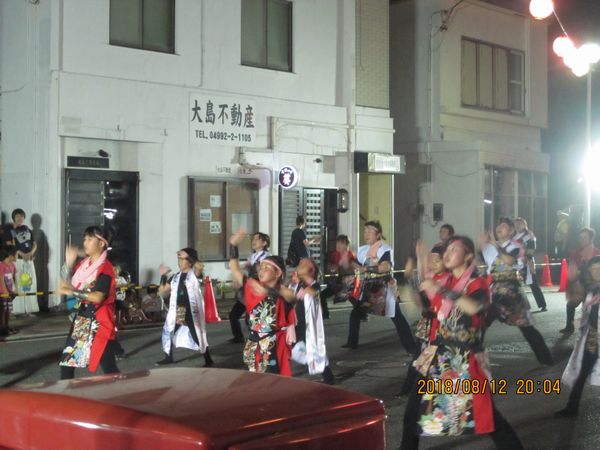 大島夏まつり＆花火大会　ソーラン節