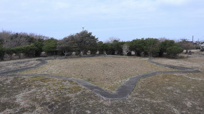 大島温泉ホテル　入口前