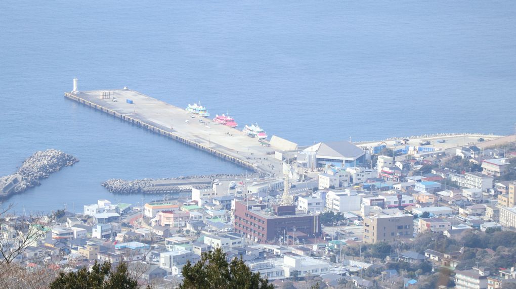 三原山　駐車場からの眺望