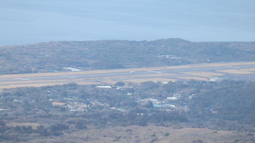 三原山　駐車場からの眺望