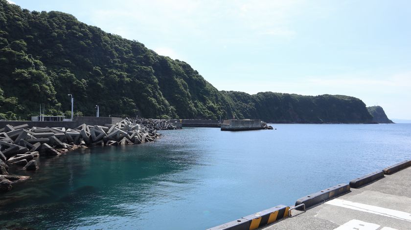 伊豆大島　岡田港