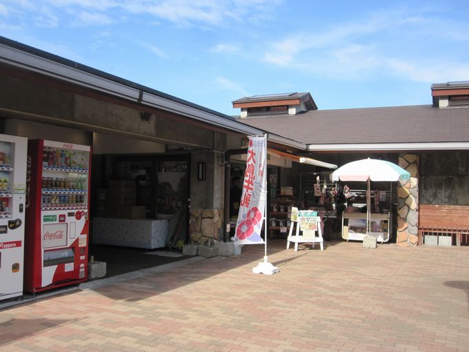 椿資料館　隣接お土産物屋さん