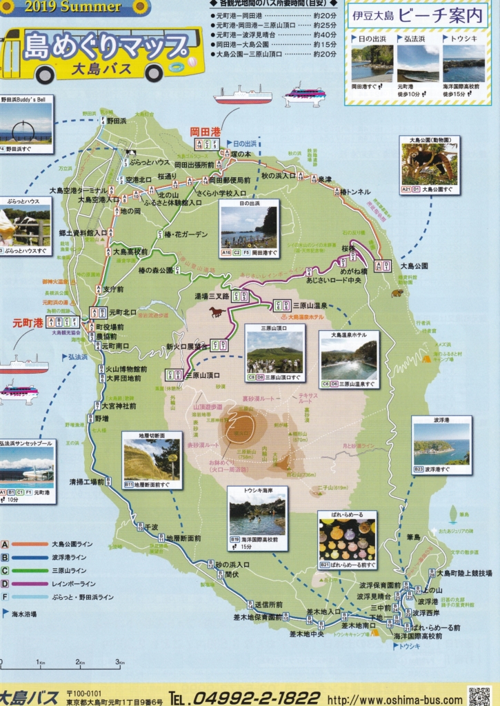 大島での生活　交通機関