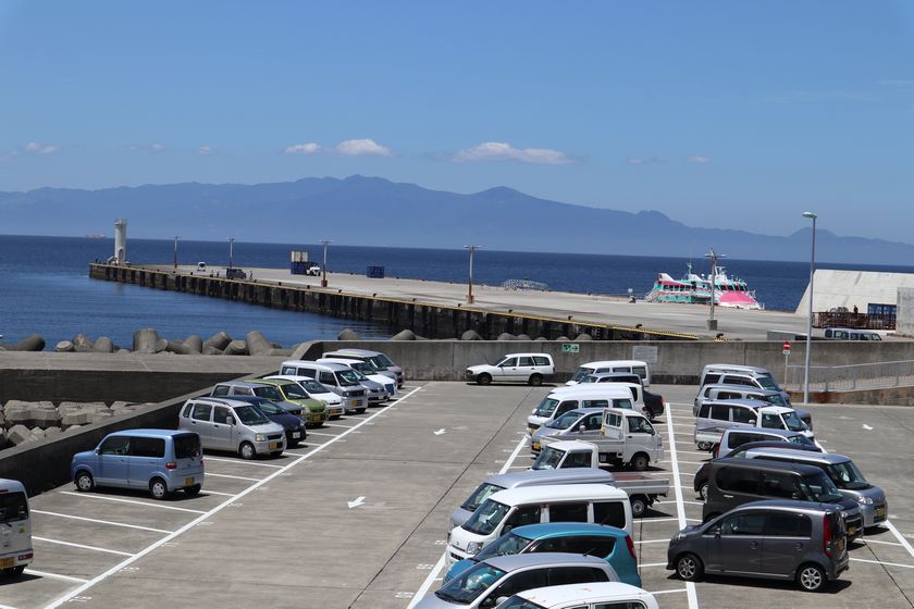 大島での生活　散歩道