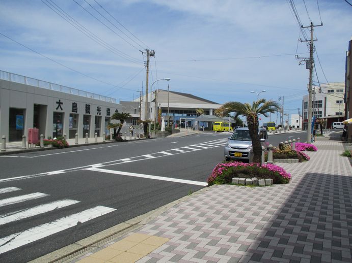 大島での生活　散歩道