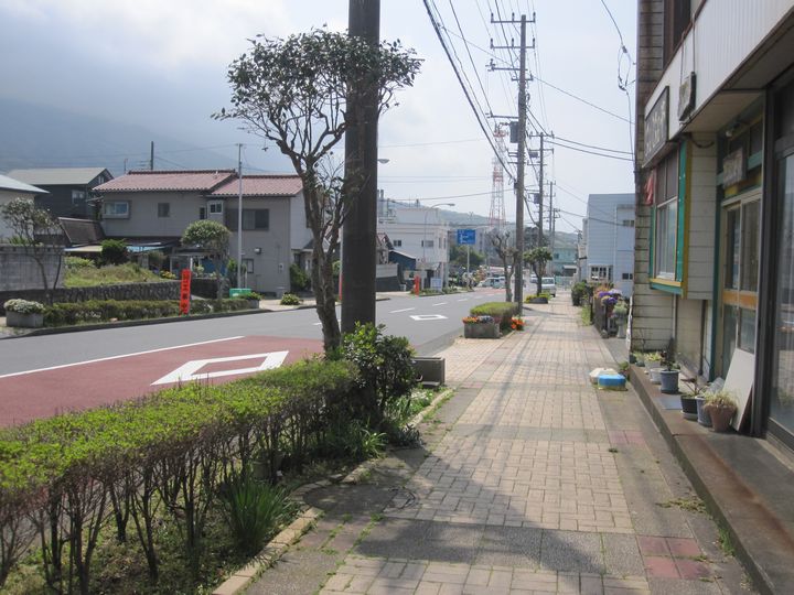 大島での生活　散歩道