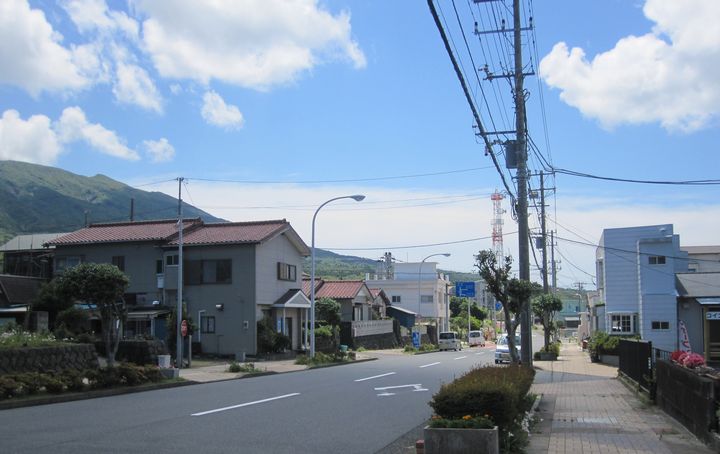 大島での生活　散歩道