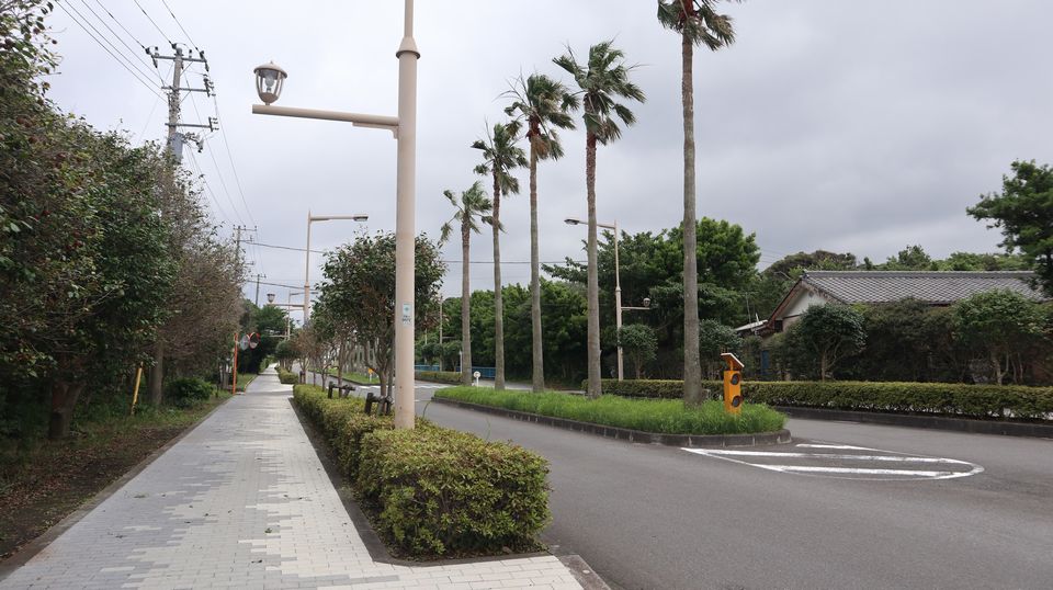 大島での生活　散歩道