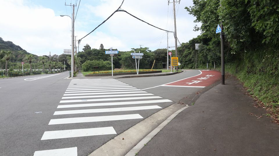 大島での生活　散歩道