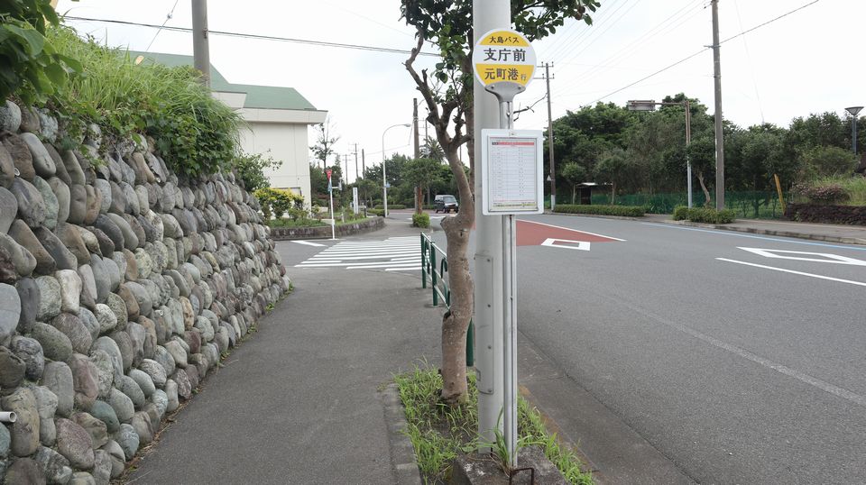 大島での生活　散歩道